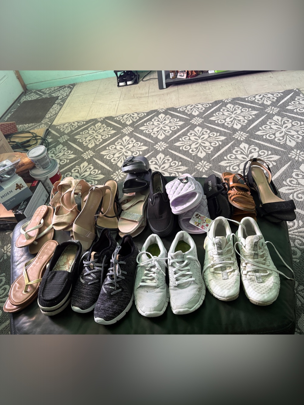 Assorted Women’s Athletic and Casual Shoes - White, Black, Tan, Pink, Brown